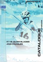 K1 slalom paddles catalogue