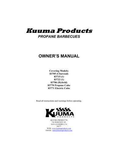 Kuuma Products PROPANE BARBECUES