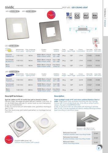 White mounting holder Tudy