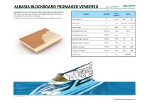 ALBASIA BLOCKBOARD FROMAGER VENEERED