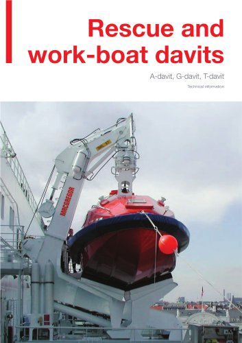 Rescue and work-boat davits