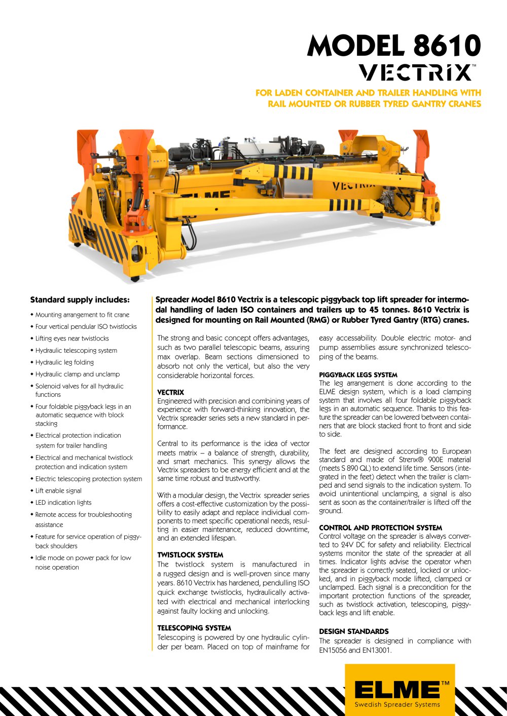 Vectrix 8610 - ELME SPREADER