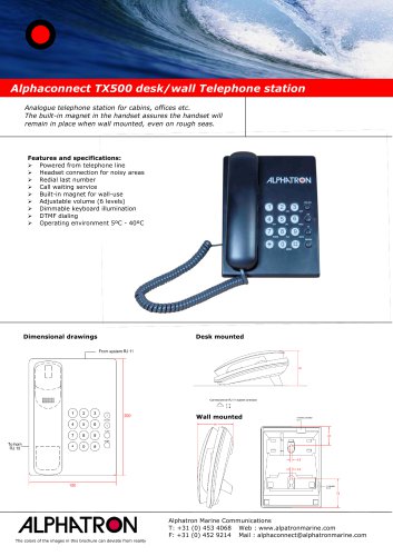 Alphaconnect TX500