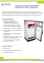 ONDULEUR MODULAIRE DC/AC – GAMME ONS-M - 1