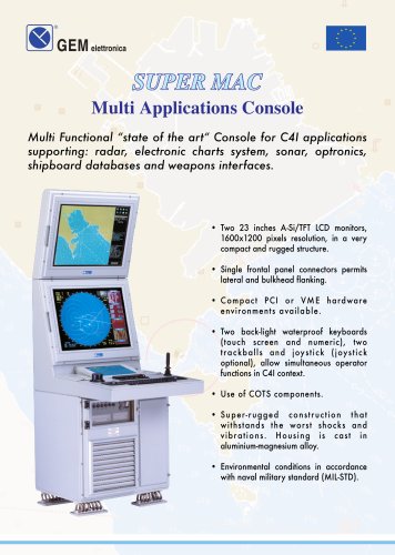 bridge console for ships 