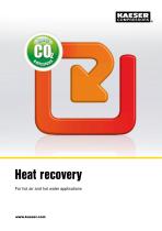 Heat Recovery for Hot Air and Hot Water