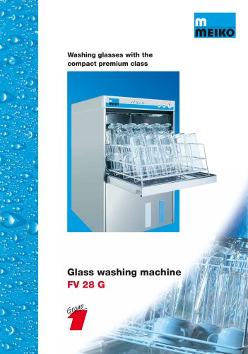 Catalogue Undercounter glass and dishwashing machines Premium-line FV 28 G