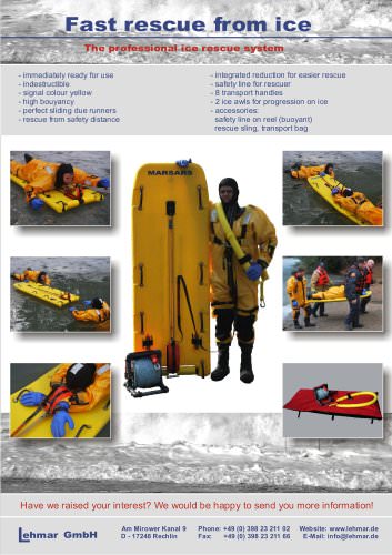 Ice Rescue Safety Sled