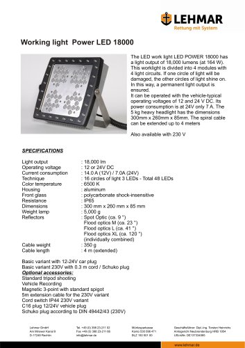 Power LED 18000