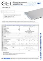 Sandwich panel COMPOCEL AL FR