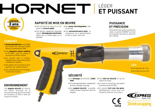 Argumentaire pistolet Hornet