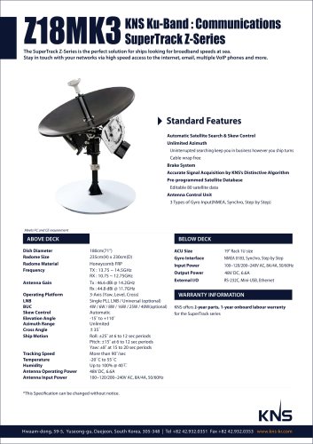 Supertrack Z18mk3 Ku-band