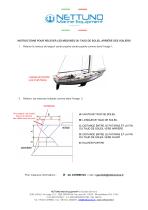 INSTRUCTION POUR RELEVER LES MESURES DU TAUD DE SOLEIL ARRIÈRE DES VOILIERS - 1