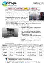 BUNGALOWS de STOCKAGE ISOLÉS avec RÉTENTION - 1