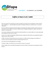 Coffres et bacs à sel / sable - 1