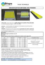 OBTURATEUR POLYURETHANE AVEC POIGNEES - 1