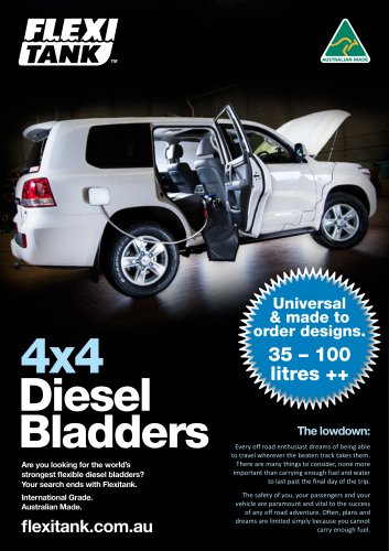 Flexitank diesel bladder brochure