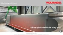 Robot spray automation
