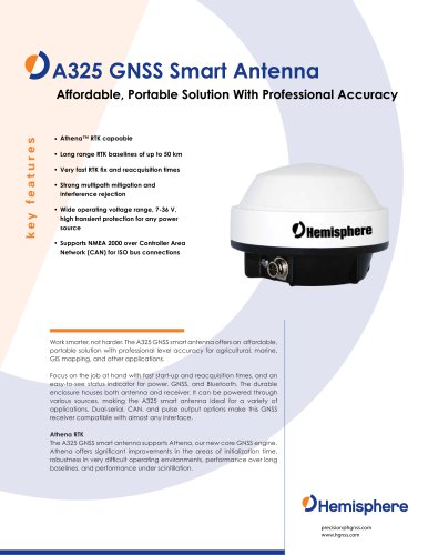 A325™ GNSS Smart Antenna