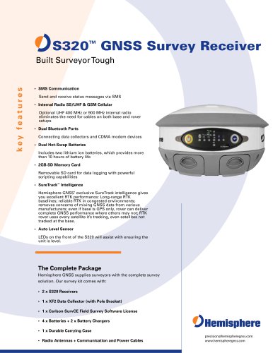 S320? GNSS SURVEY RECEIVER