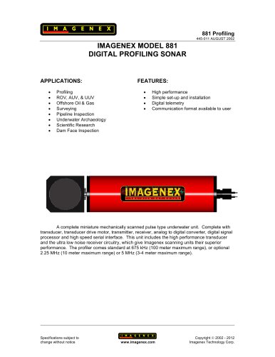 881_Profiling_Specs