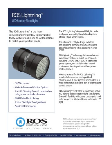 ROS Lightning? LED Spot or Floodlight