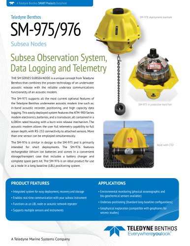 Subsea Node Data Sheet Sheetce