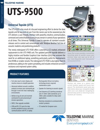 UTS-9500 Datasheet