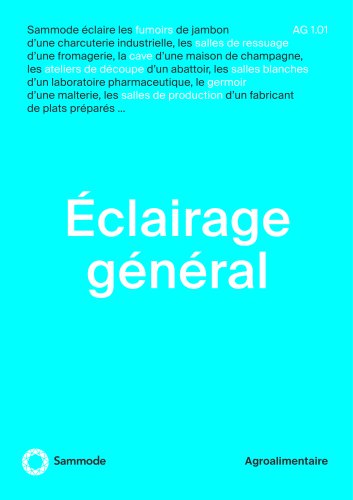 Catalogue Agroalimentaire - Eclairage général