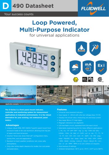 D 490 Datasheet