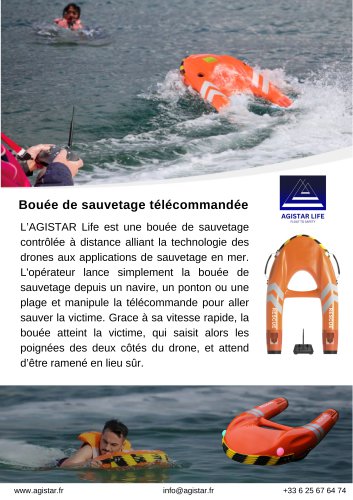 Drone de sauvetage t&eacute;l&eacute;command&eacute; 