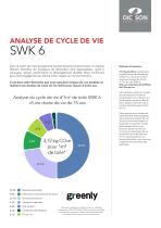ANALYSE DE CYCLE DE VIE SWK 6-1