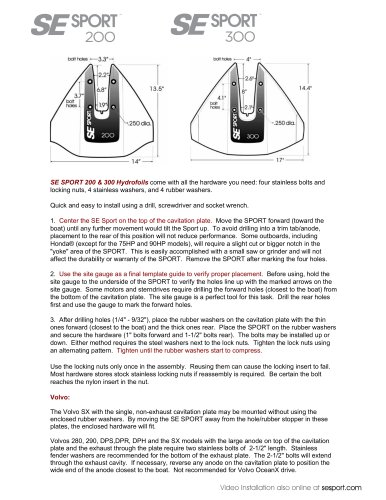 SE-Sport-200.300-Installation-Instructions