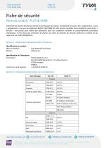 FDS (Fiche de données et sécurité) -1