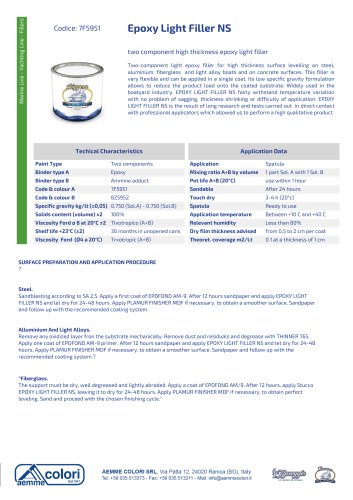 Epoxy Light Filler NS