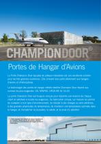 Champion Door Portes de Hangar d’Aviation - 2