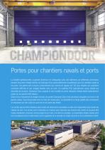 Chmapion Door Portes pous chantiers navals et ports - 2