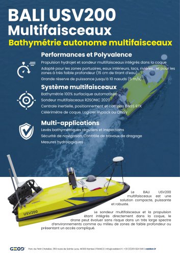 BALI USV200 Multifaisceaux