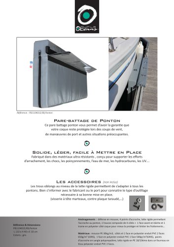 Pare Battage de Ponton