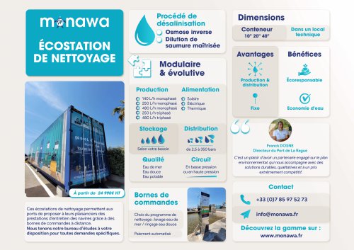 Ecostation de nettoyage