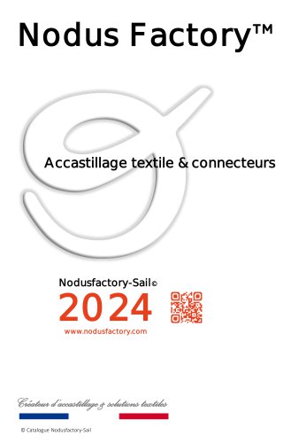 Nodus Factory catalogue 2024 - Accastillage textile et connecteurs