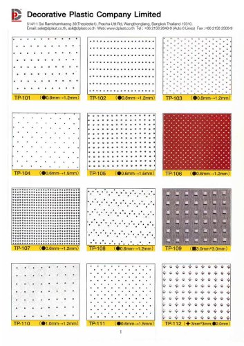 Catalog Perforated