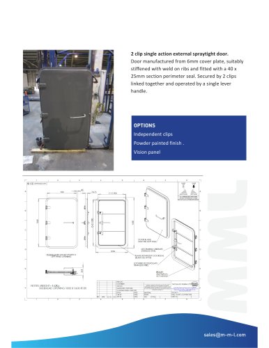 2 Clip Spray Tight Door