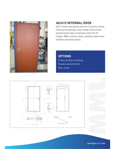 A0 A15 Class Internal Door